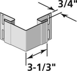 CERTAINTEED VINYL O/S CORNER 10'