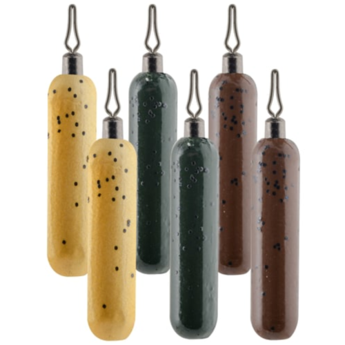 South Bend SB-DSC38-6 Drop Shot Weights Cylinder 3/8 Assorted Colors