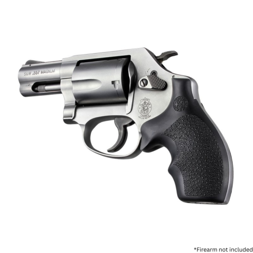 Hogue Grips S&W J Frame Round Butt Bantam Black