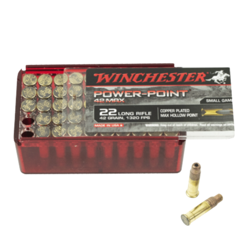 WINCHESTER POWER POINT MAX 22LR 42GR 50RD