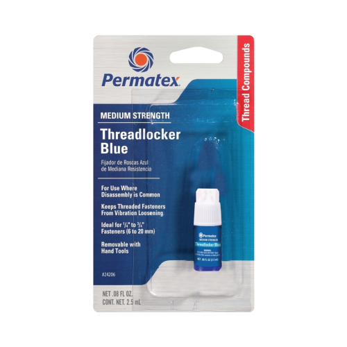 Permatex 24206 Blue Threadlocker, 2.5 mL