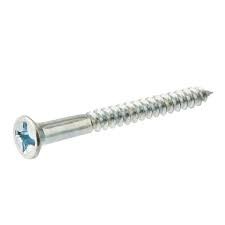 1" WOOD GRIP SCREWS ZINC 100 COUNT