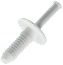 2" NYLON RIVETS-WHITE 100PCS/BAG