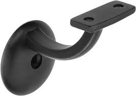 Heavy-Duty Handrail Bracket - Matte Black