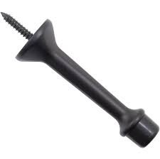 3‚Äù Heavy-Duty Solid Door Stop - Matte Black
