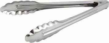 TONGS STAINLESS STEEL 9"