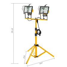 WORKLIGHT TRIPOD 1000WATT HALOGEN