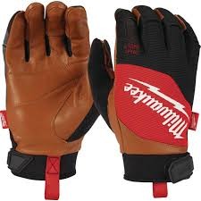 MILWAUKEE PERFORMANCE LEATHER GLOVE LARGE