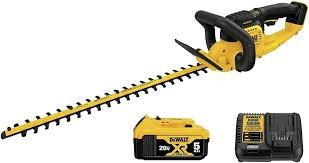 TRIMMER HEDGE BRUSHLESS 5AH BATTERY DEWALT