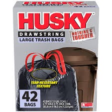 HK33DS042B 33GAL TRASH BAG BLK