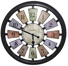 36014 CLOCK WALL FRAMED COLOR