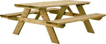106116 PICNIC TABLE KIT 6FT SYP LUMBER W/MCA