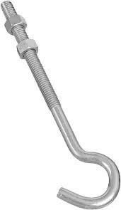 221697 HOOK BOLT 3/8X7 ZINC
