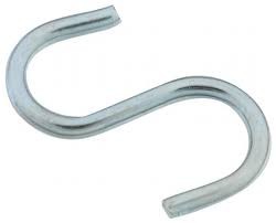 759110 OPEN S-HOOK 1 INCH ZINC