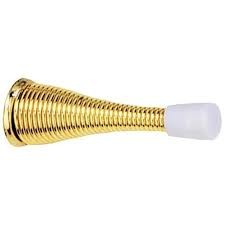 756257 FLEX DOORSTOP BRT BRASS