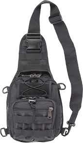 BULLDOG BDT X-SMALL SLING BAG W/MOLLE WEBBING BLACK