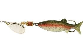 Mepps C1M S-RBT Comet Mino In-Line Spinner, 1 7/8", 1/6 oz, Silver