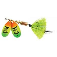 Mepps BD3THFT2-CH Double Blade Aglia In-Line Spinner, 5/16 oz