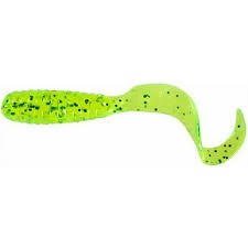 Mister Twister TTSF20-10S Teenie Curly Tail Grub, 2"