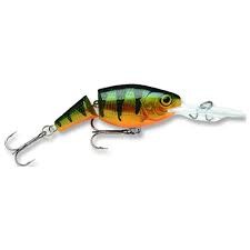 Rapala JSR05P Jointed Shad Rap Crankbait, 2", 1/4 oz, Perch