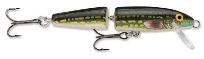 Rapala J11PK Jointed Minnow, 4 3/8" 5/16 oz, Pike, Floating