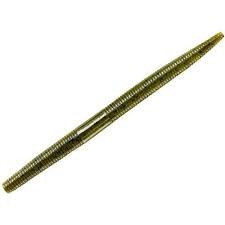 Yum YDG508 Dinger Soft Plastic Worm 5", Green Pumpkin,8/Bag