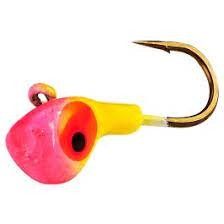 Lindy LTGT1240 ICE Tungsten Toad Pink Chartreuse Yellow #12 Hook