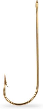 Mustad 3261D-BR-4-10 Aberdeen Cricket Hook, Size 4, 4X Long Shank