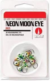 VMC NME132UVK Neon Moon Eye Jig 1/32 oz, #6 Hook, Assorted,10 Piece