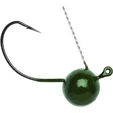 VMC WWJ14-GNPPK Wacky Weedless Jig 1/0Sz 1/4oz Green Pumpkin 4Pc