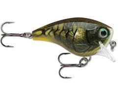 Rapala BXB03MSY BX Brat Squarebill Crankbait 3, 2", 3/8 oz, Mossy