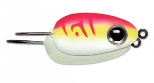 VMC TDJ116GPFU Tear Drop Jig, 1/16 oz, #6 Hook, Glow Pink Fire UV