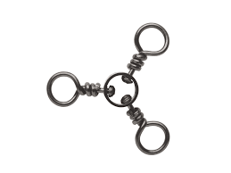 VMC TWS#8 Three Way Swivel, SZ 8 Black Nickel, 10PK