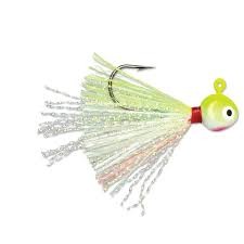 VMC HSG116-CHW Hot Skirt Glow Jig 1/16 oz, Chartreuse White, 2pk