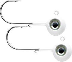 VMC NME132-GL Neon Moon Eye Jig 1/32 oz, #6 Hook, Glow, 2pk