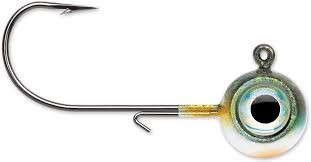 VMC NME14-BG Neon Moon Eye Jig 1/4oz, Size #2/0 Hook, Blue Gill