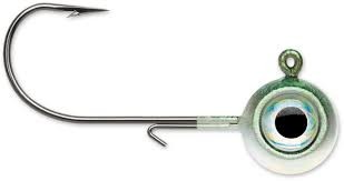 VMC NME38-SD Neon Moon Eye Jig 3/8oz, #2/0 Hook, Shad, 4/Pack