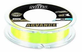 Sufix 606-004L Advance Ice Monofilament, 4 lb, 100 yd, Neon