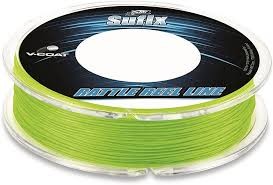 Sufix 613-220L Rattle Reel Metered V-Coat, 20 lb, Metered Every 50 yd
