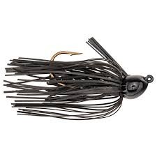 Strike King BBJ14-1 Bitsy Bug Mini Jig, 1/4 oz, Black,1pk