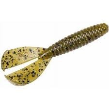 Strike King RGTTMG-189 Rage Tail Rage Menace Grub, 4", Honey Candy 8pk