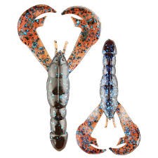 Strike King RGCRW-145 Rage Tail Rage Craw, 4", Plum Crazy, 7pk