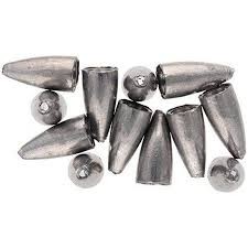 Bullet Weights PBBW38 Worm Weight Natural 3/8oz Space Saver 8Pk