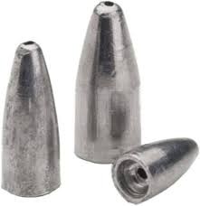 Bullet Weights PBBW12 Worm Weight Natural 1/2oz Space Saver 7Pk
