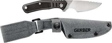 Gerber 31-003932 Downwind Caper Fixed Blade Knife Grey Blister