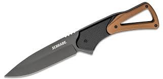 Schrade 1124287 4" Fixed Drop Point Clam