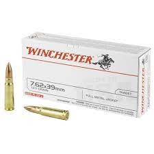 WINCHESTER USA 7.62X39 123GR FMJ 20RD