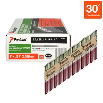 PASLODE 3" X .131 HDG PLUS FRAMING NAILS 30 DEG 2.5M