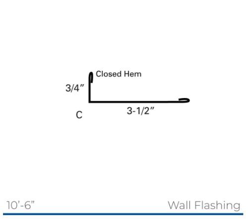 4203939 Angle Flash - 29Ga - CF45 - Bright White