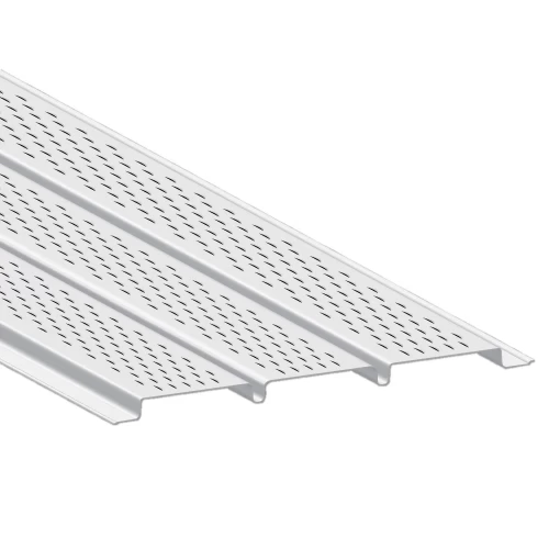 58660 SOFFIT TRIM PERFORATED 24" BRIGHT WHITE